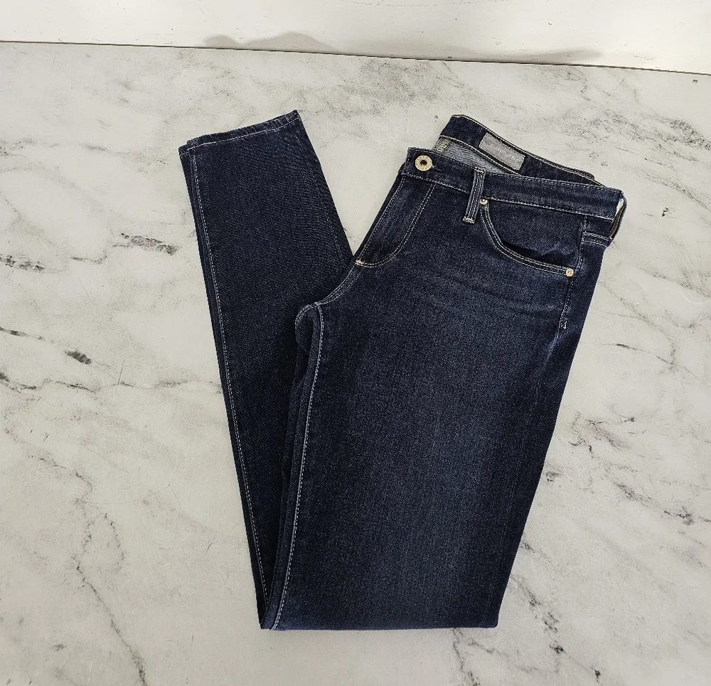 Adriano Goldschmied The Legging Ankle Super Skinny Dark Blue Jeans‎ 27 Preowned